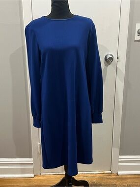 T Tahari blue dress